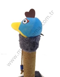 Angry Birds Kedi Tırmalama 60 cm (Mavi) - Thumbnail