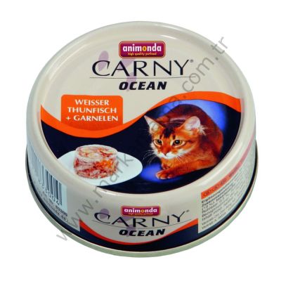 Animonda Carny Ocean Ton Balıklı - Karidesli Kedi Konservesi 80 GR