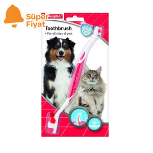 Beaphar Toothbrush Çift Taraflı Köpek Diş Fırçası - Thumbnail