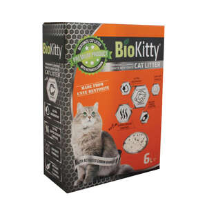 Biokitty Aktif Karbonlu İnce Taneli Kedi Kumu 6 LT - Thumbnail