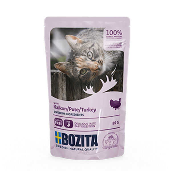 Bozita Tahılsız Hindi Etli Kedi Yaş Maması 85 GR