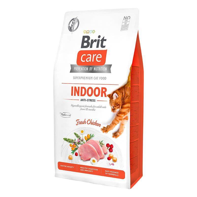 Brit Care Indoor Anti Stress Tavuklu Kedi Maması 2 kg