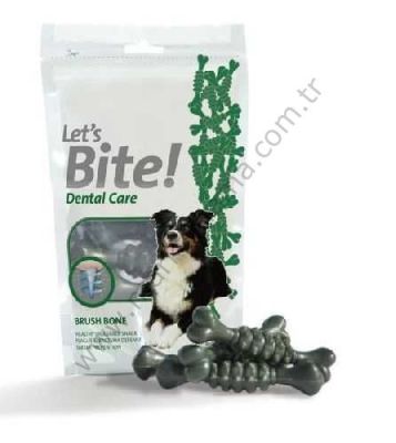 Brit Care Let's Bite Brush Bone Diş Temizleyici Köpek Çiğneme Ödülü 90 GR (5'li)