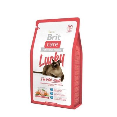 Brit Care Lucky Tavuk ve Pirinçli Kedi Maması 2 KG