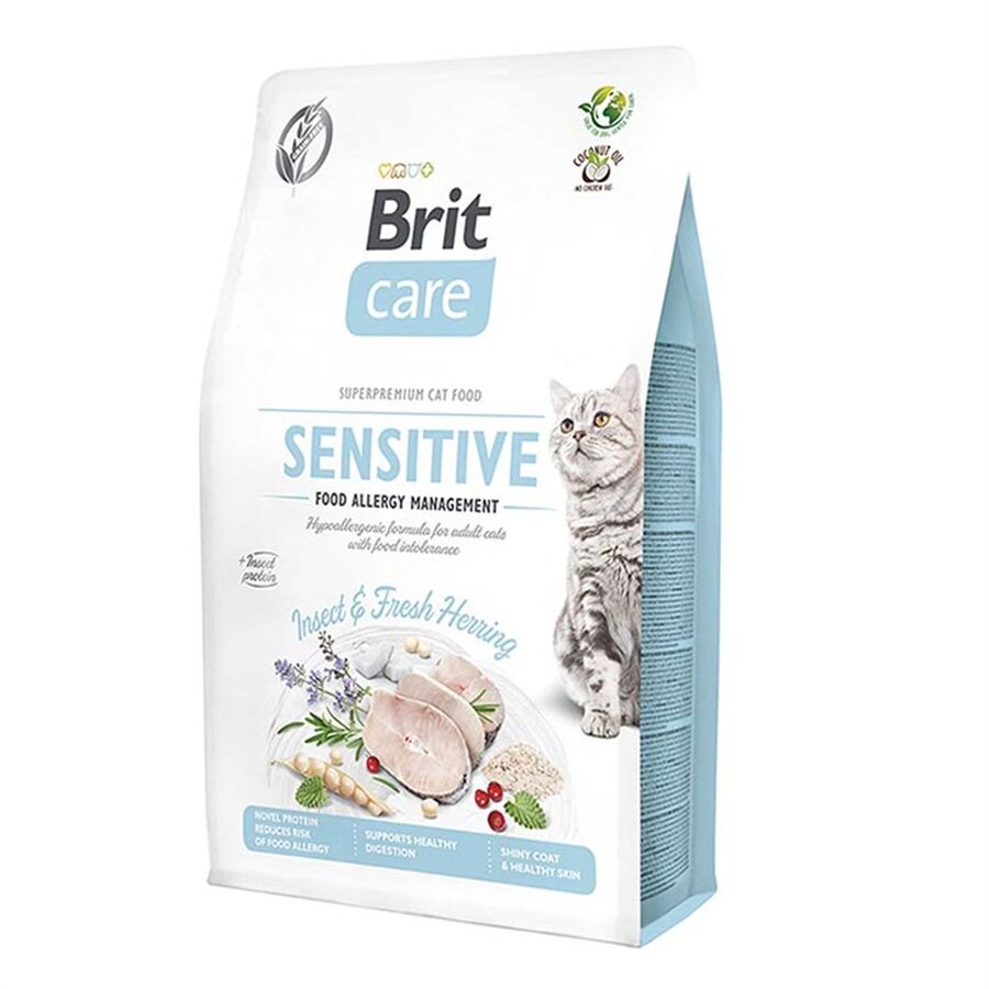Brit Care Tahılsız Sensitive Hypoallergenic Ringa Balıklı Kedi Maması 2 Kg