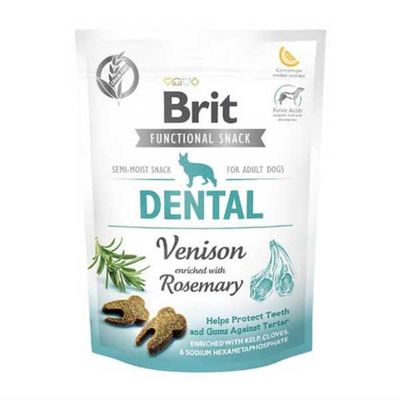 Brit Dental Geyik Etli ve Biberiyeli Diş Sağlığı İçin Köpek Ödülü 150 GR