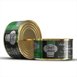 Chefs Choice Kıyılmış Dana Etli ve Peynirli Tahılsız Kedi Konservesi 85 GR - Thumbnail