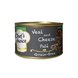 Chefs Choice Kıyılmış Dana Etli ve Peynirli Tahılsız Kedi Konservesi 85 GR - Thumbnail