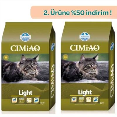 Cimiao Light Tavuk Etli Diyet Kedi Maması 2 KG + 2 KG