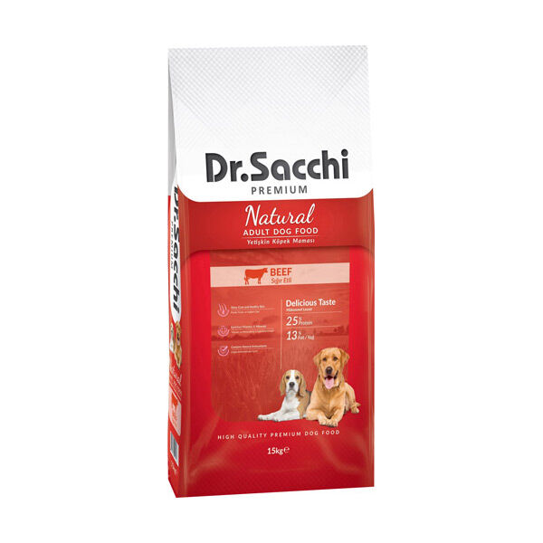 Dr. Sacchi Biftekli Köpek Maması 15 KG