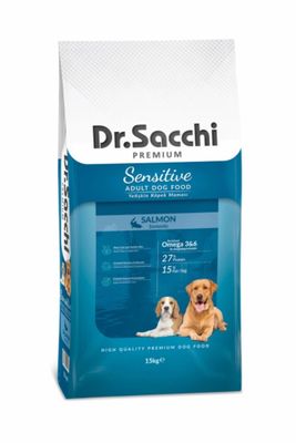 Dr. Sacchi Somonlu Köpek Maması 15 KG