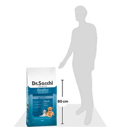 Dr. Sacchi Somonlu Köpek Maması 15 KG - Thumbnail