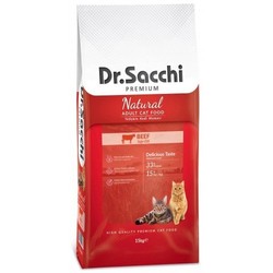 Dr.Sacchi Premium Sensitive Biftekli Kedi Maması 15 KG - Thumbnail