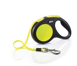 Flexi New Neon Sarı Otomatik Şerit Gezdirme Tasması 5 Metre - Thumbnail