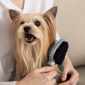Furminator Köpekler İçin Çift Taraflı Fırça - Thumbnail