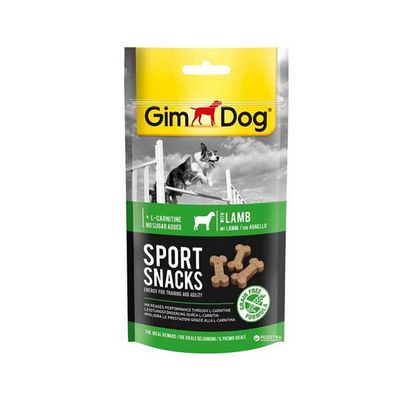Gimdog Sport Snacks Kuzu L-Carnitinli Tahılsız Ödül Tableti 60 Gr