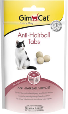 GimCat Anti Hairball Tüy Sağlığı için Şekersiz Kedi Ödül Tableti 40gr