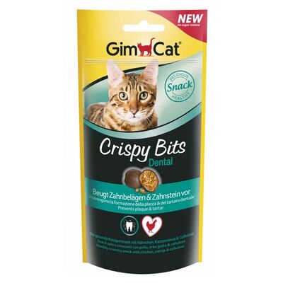 GimCat Crispy Bits Dental Kedi Ödül Tableti 40gr
