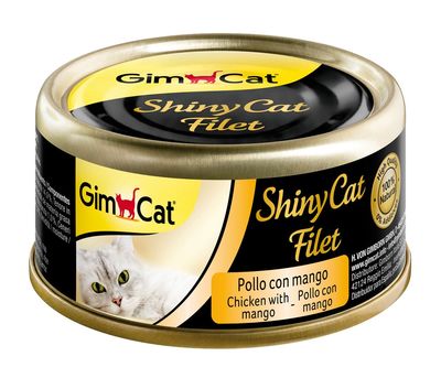 GimCat Shinycat Fileto Tavuk Ve Mango Kedi Konservesi 70 GR