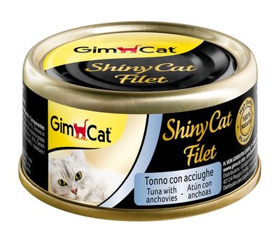 GimCat Shinycat Fileto Tuna Ve Ançuez Kedi Konservesi 70 GR