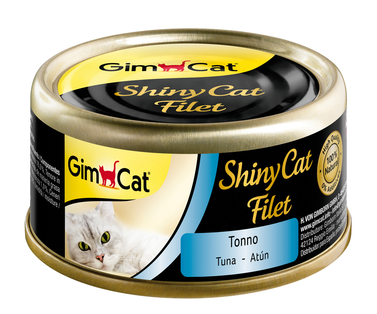 Gimcat Shinycat Kıyılmış Ton Balıklı Kedi Konservesi 70 Gr