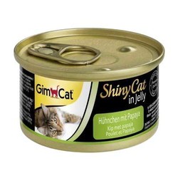 Gimcat ShinyCat Tavuk ve Papayalı Kedi Konservesi 70 GR - Thumbnail