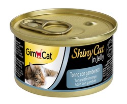 GimCat Shinycat Tuna Ve Karidesli Kedi Konservesi 70 GR - Thumbnail