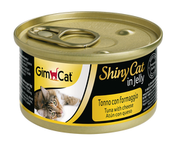 GimCat Shinycat Tuna Ve Peynirli Kedi Konservesi 70 GR - Thumbnail