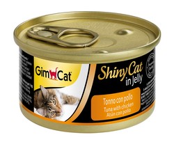 GimCat Shinycat Tuna Ve Tavuklu Kedi Konservesi 70 GR - Thumbnail