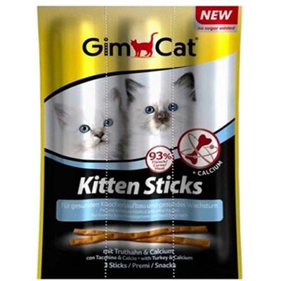 Gimcat Sticks Kitten Hindili Yavru Kedi Ödül Çubukları 3x3gr