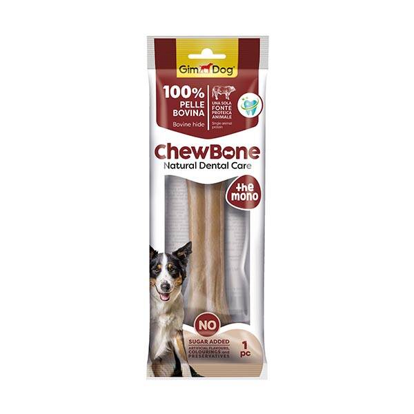 GimDog Chew Bones Press Köpek Çiğneme Kemiği 8’’ 150 gr Naturel