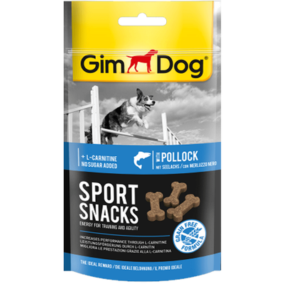 Gimdog Sportsnacks Balıklı Carnitinli Şekersiz Tahılsız Köpek Ödül Tableti 60gr
