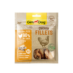 GimDog Tahılsız Fileto Tavuk Köpek Ödülü 60 GR - Thumbnail