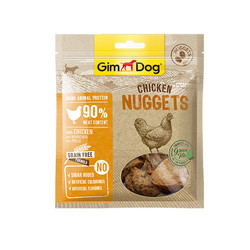 GimDog Tahılsız Tavuklu Nuggets Köpek Ödülü 55 gr - Thumbnail
