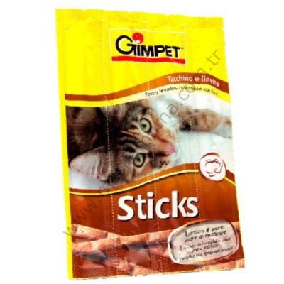 Gimpet Sticks Hindili Mayalı Kedi Ödül Çubukları 20 GR