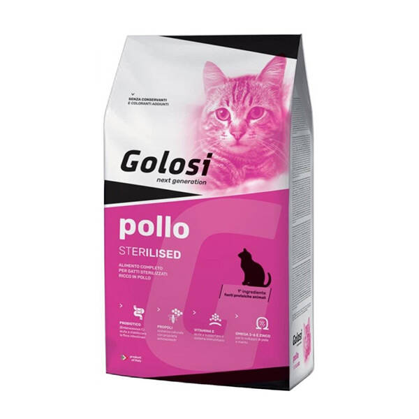 Golosi Cat Tavuk Etli Kısırlaştırılmış Kedi Maması 7,5 KG
