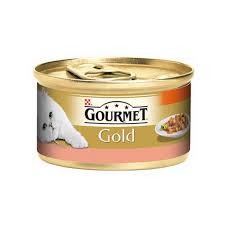 Gourmet Gold Parça Etli Alabalık Sebze Kedi Konservesi 85 GR - Thumbnail