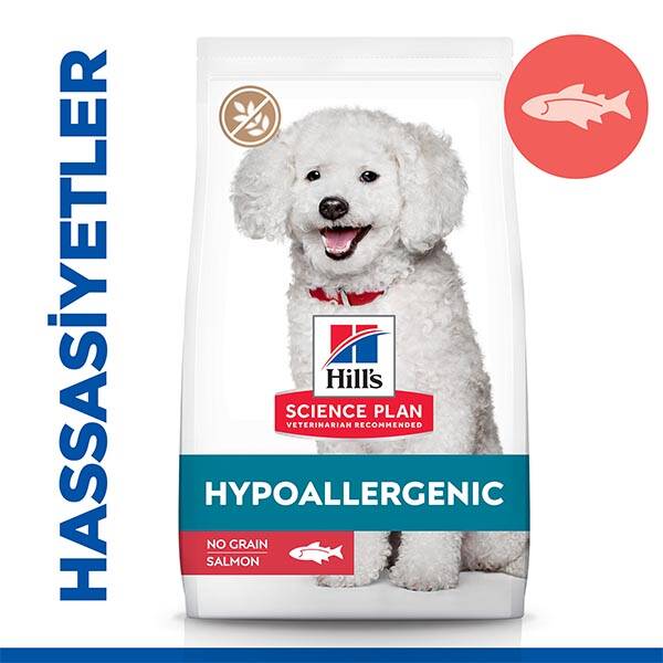 Hill′s SCIENCE PLAN Hypoallergenic Somonlu Küçük Irk Yetişkin Köpek Maması 2,5kg