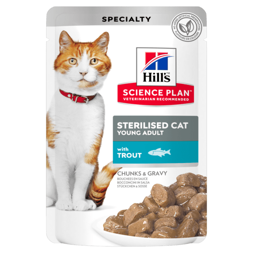 Hills Kısır Kediler İçin Alabalıklı Yaş Kedi Maması 85 GR Markamama