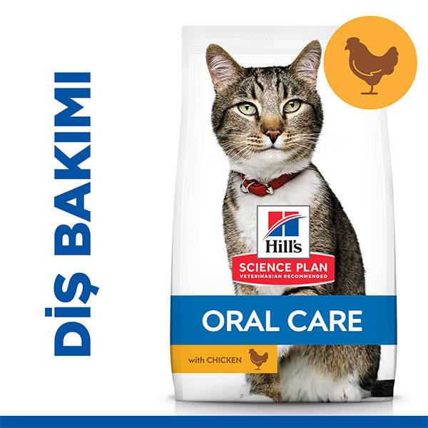 Hill's SCIENCE PLAN Oral Care Ağız Sağlığı için Tavuklu Yetişkin Kedi Maması 1,5kg
