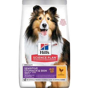 Hill's SCIENCE PLAN Sensitive Skin Tavuklu Orta ve Büyük Irk Yetişkin Köpek Maması 14kg - Thumbnail