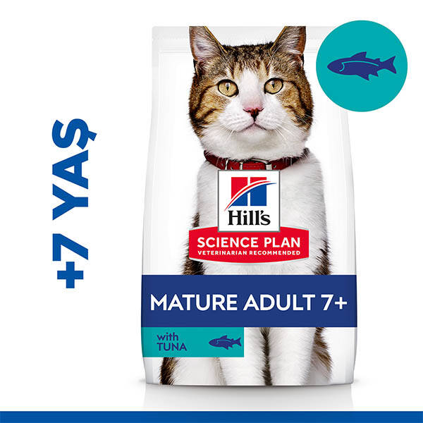 Hill's SCIENCE PLAN +7 Ton Balıklı Yaşlı Kedi Maması 1,5kg