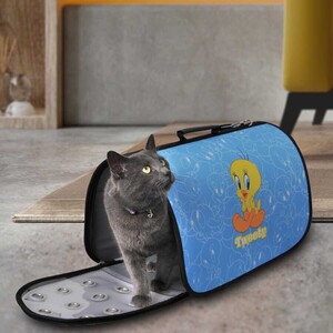 Tweety Büyük Boy Kedi Taşıma Çantası - Thumbnail