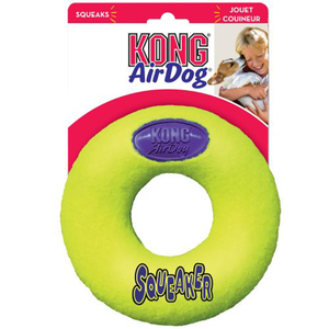 Kong AirSq Sesli Köpek Oyuncağı Donut M 12cm - Thumbnail