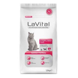 La Vital Somonlu Kısırlaştırılmış Kedi Maması 1.5 KG - Thumbnail