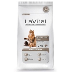 La Vital Steril Kuzu Etli Kısırlaştırılmış Kedi Maması 12 KG - Thumbnail