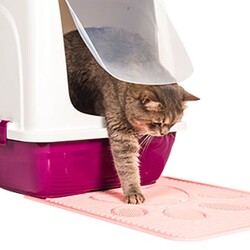 Markamama Büyük Kapalı Kedi Tuvaleti Kedi Kumu Küreği Hediyeli - Thumbnail