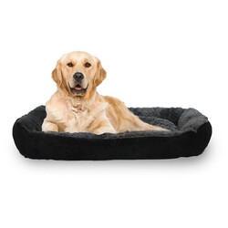 Markamama Peluş Tüylü Köpek Yatağı L 90x70 CM - Thumbnail