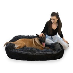 ​​Markamama Peluş Tüylü Köpek Yatağı XL 115x90 CM - Thumbnail
