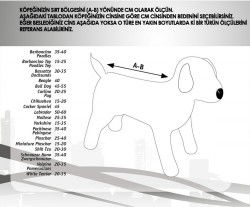 Markamama Reflektörlü Köpek Montu 80cm - Thumbnail
